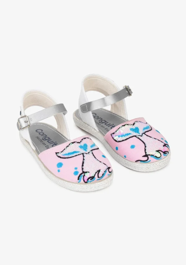 Conguitos Alpargatas De Niña Lentejuelas Sirena^ Alpargatas