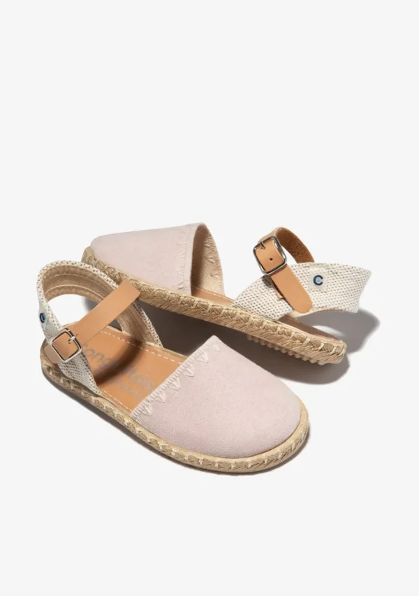 Conguitos Alpargatas Hebilla Bordado Rosa^ Alpargatas | Zapatos De Ceremonia