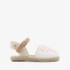 Conguitos Alpargatas Hebilla Tiras Blanco^ Alpargatas | Zapatos De Ceremonia