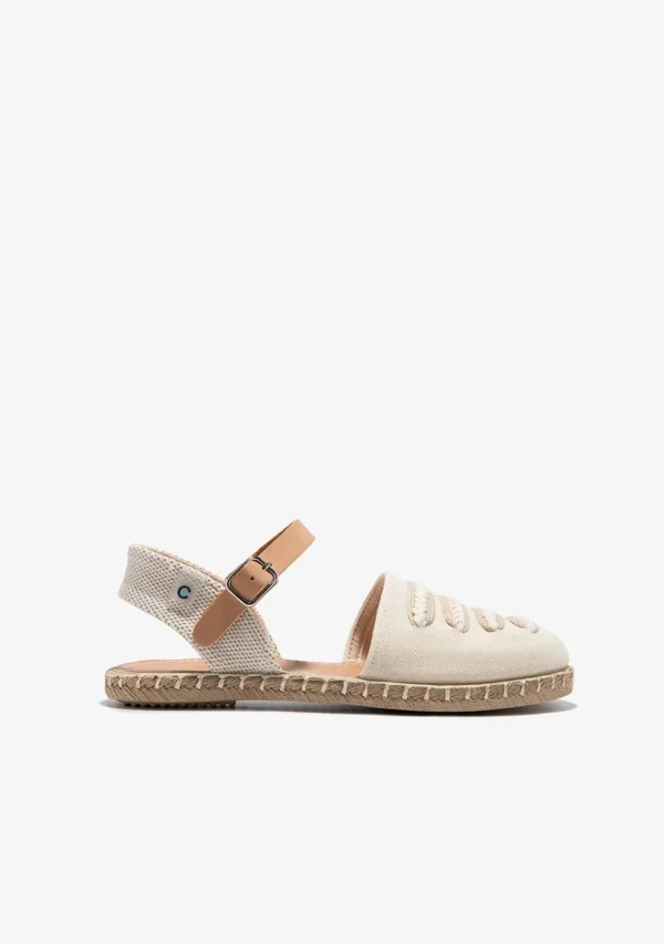 Conguitos Alpargatas Hebilla Tiras Beige^ Alpargatas | Zapatos De Ceremonia