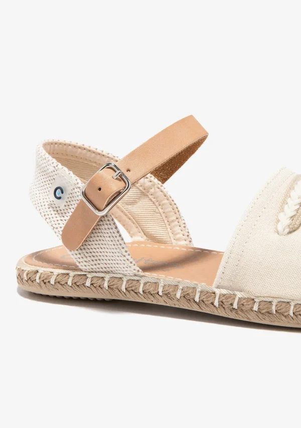 Conguitos Alpargatas Hebilla Tiras Beige^ Alpargatas | Zapatos De Ceremonia