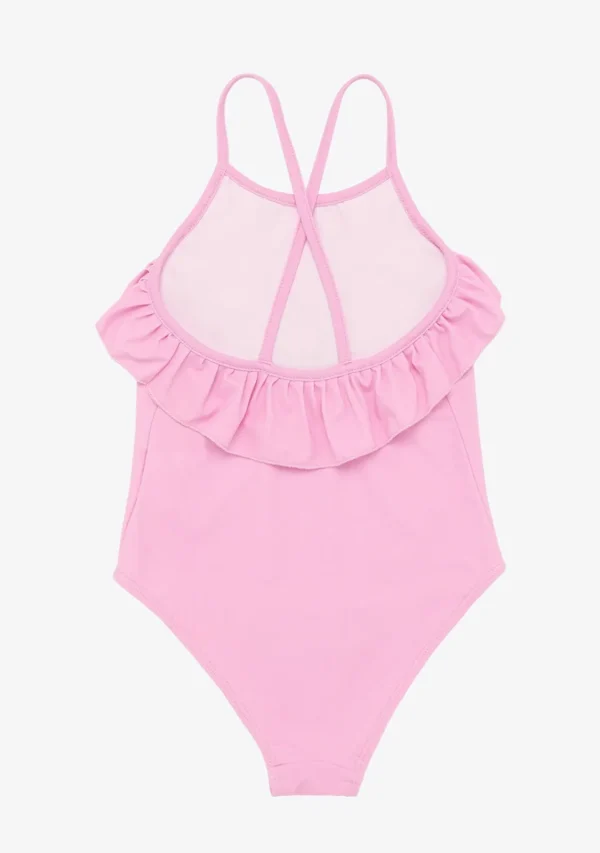 Conguitos Bañador De Niña Volante Rosa^ Baño