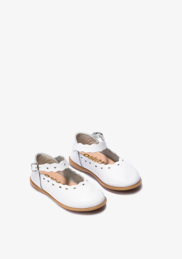 Conguitos Bailarinas De Bebé Hebilla Blanco^ Bailarinas | Zapatos De Ceremonia