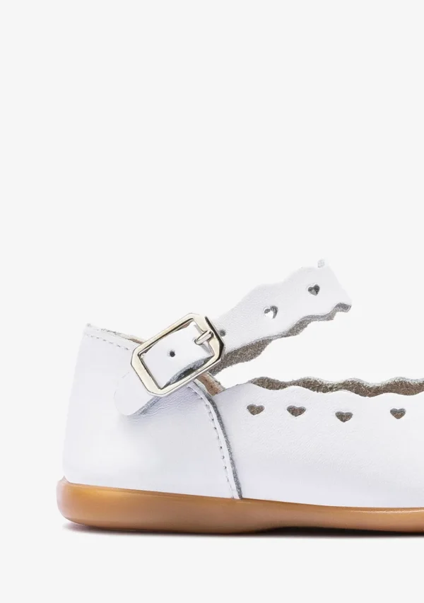 Conguitos Bailarinas De Bebé Hebilla Blanco^ Bailarinas | Zapatos De Ceremonia