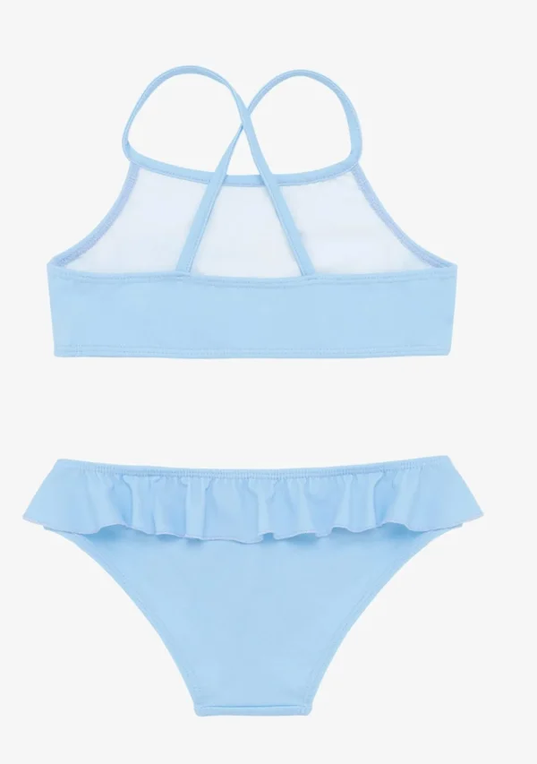 Conguitos Bikini De Niña Volante Celeste^ Baño