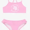 Conguitos Bikini De Niña Volante Rosa^ Baño