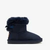 Conguitos Botas Australianas Lazo Pelo Water Repellent Marino B&W^ Botas Australianas | Botas Australianas
