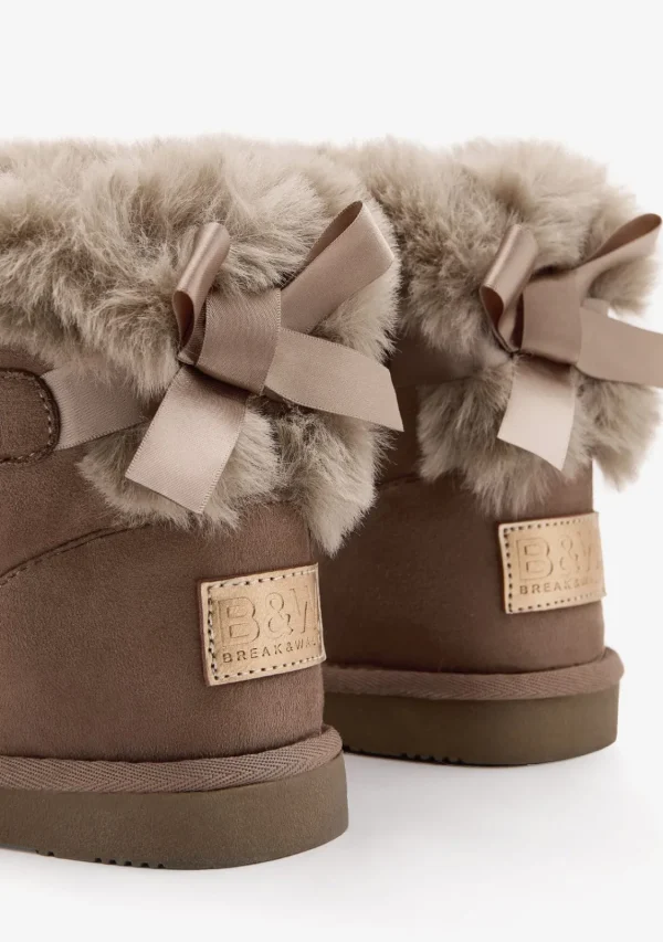 Conguitos Botas Australianas Lazo Pelo Water Repellent Taupe B&W^ Botas Australianas | Botas Australianas