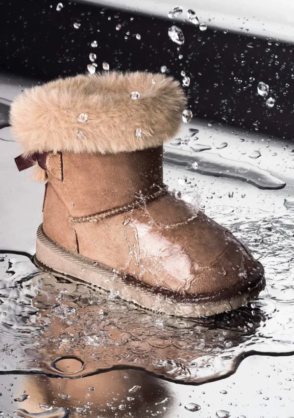 Conguitos Botas Australianas Lazo Pelo Water Repellent Taupe B&W^ Botas Australianas | Botas Australianas