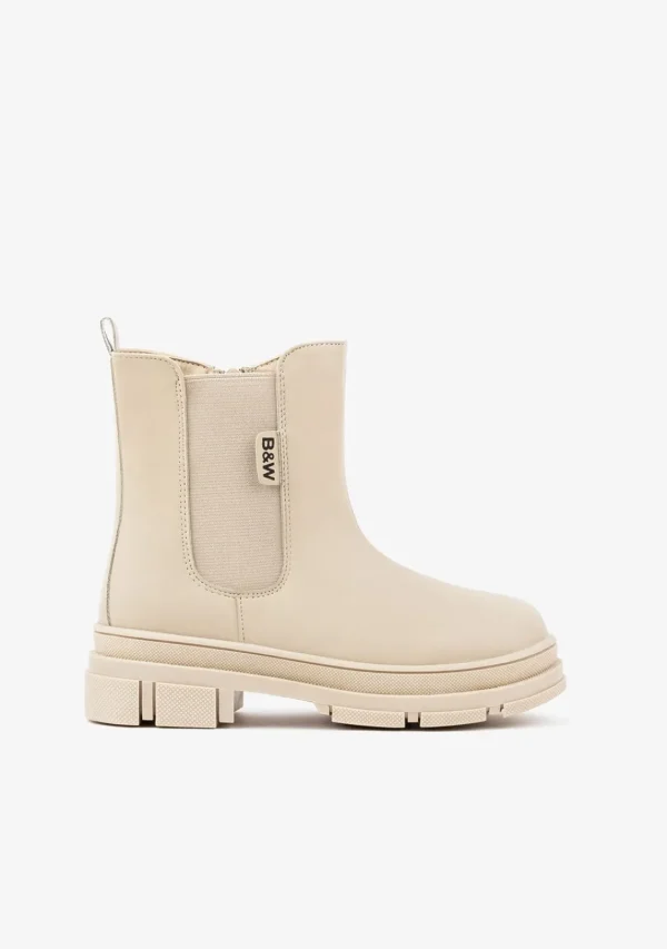 Conguitos Botines De Niña Chelsea Beige^ Botas | Botas