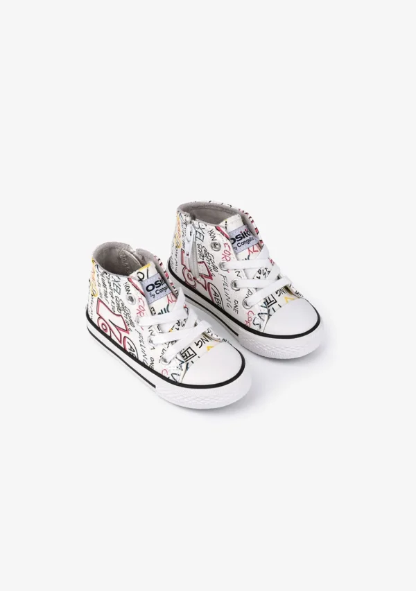 Conguitos Botín De Bebé Napa Graffiti^ Zapatillas | Zapatillas