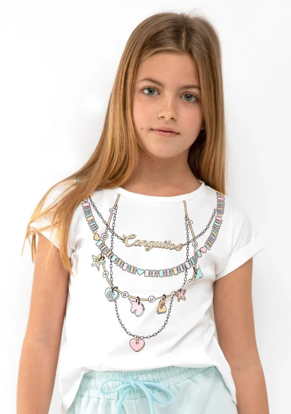 Conguitos Camiseta Collares Blanco^ Camisetas