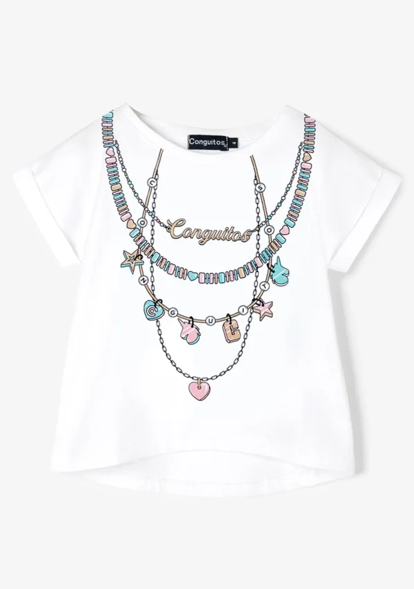 Conguitos Camiseta Collares Blanco^ Camisetas