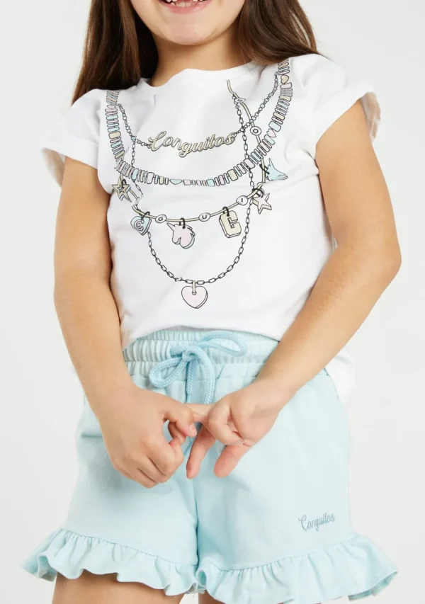 Conguitos Camiseta Collares Blanco^ Camisetas