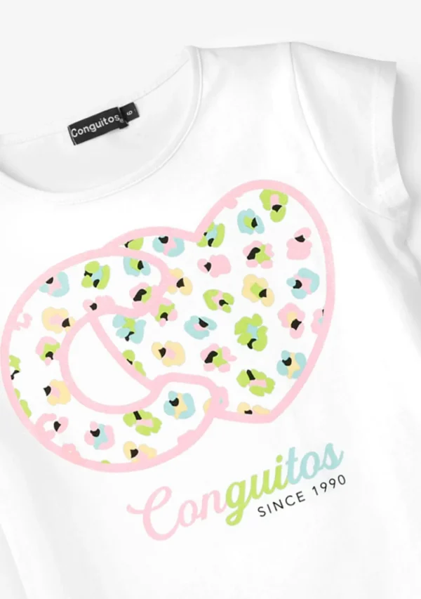 Conguitos Camiseta Leopardo Multicolor^ Camisetas
