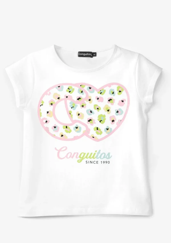 Conguitos Camiseta Leopardo Multicolor^ Camisetas