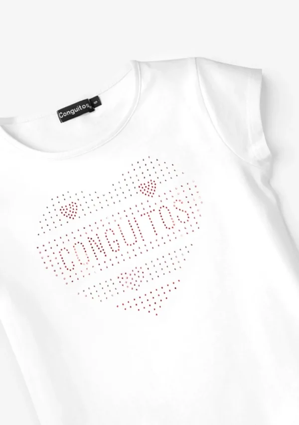 Conguitos Camiseta Corazón Blanco^ Camisetas