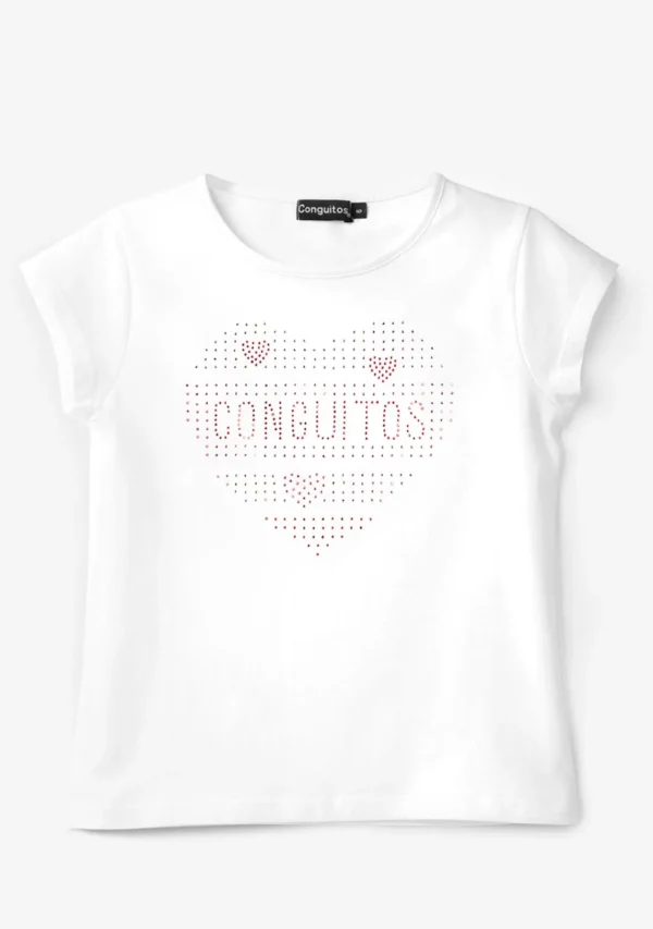 Conguitos Camiseta Corazón Blanco^ Camisetas