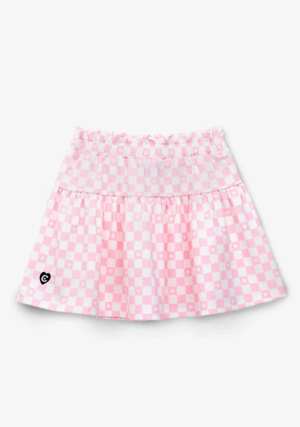 Conguitos Falda De Niña Cuadros Rosa^ Faldas
