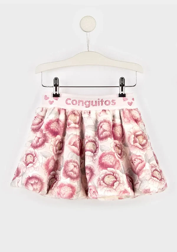 Conguitos Falda De Niña Pelo Rosas^ Faldas