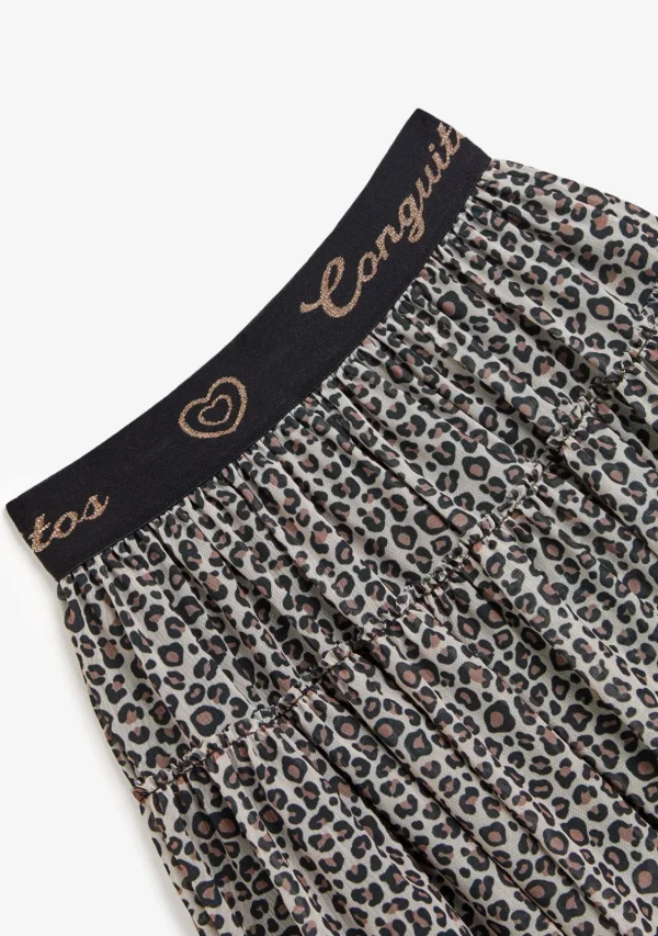 Conguitos Falda Tul Leopardo^ Faldas