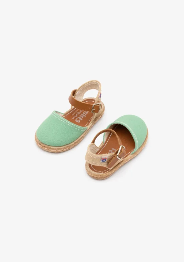 Conguitos Sandalias Alpargatas De Bebé Verde^ Alpargatas | Alpargatas