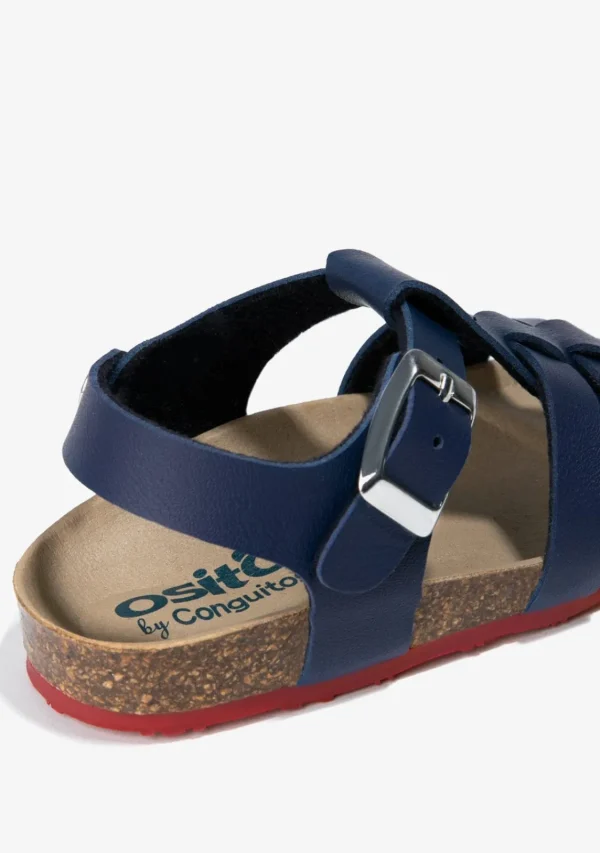 Conguitos Sandalias De Bebé Bio Hebilla Marino^ Sandalias