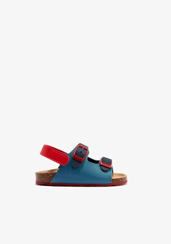 Conguitos Sandalias De Bebé Bio Multicolor Azul^ Sandalias | Sandalias Bio