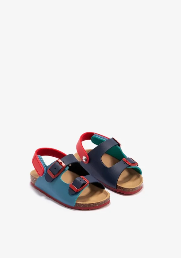 Conguitos Sandalias De Bebé Bio Multicolor Azul^ Sandalias | Sandalias Bio