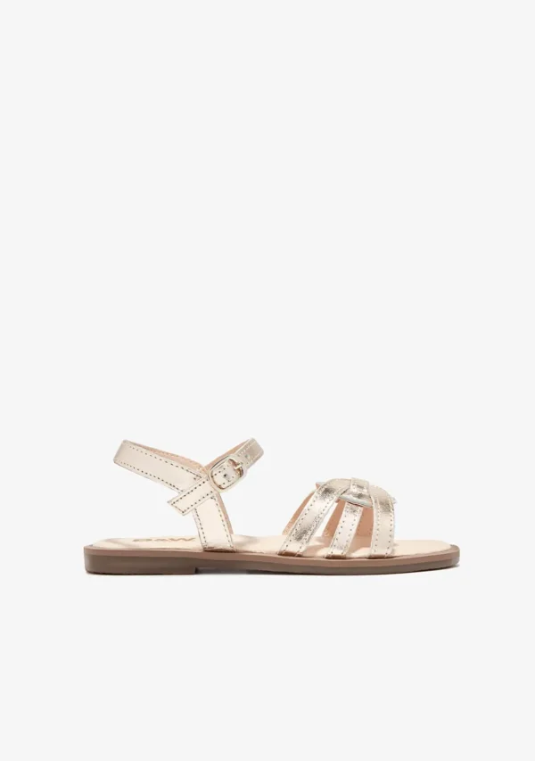 Conguitos Sandalias Nudo Oro B&W^ Sandalias | Sandalias