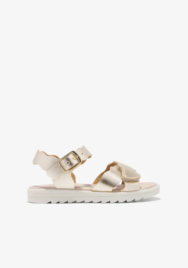 Conguitos Sandalias Ondas Oro^ Sandalias | Zapatos De Ceremonia