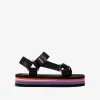 Conguitos Sandalias Plataforma Negro B&W^ Sandalias | Chanclas