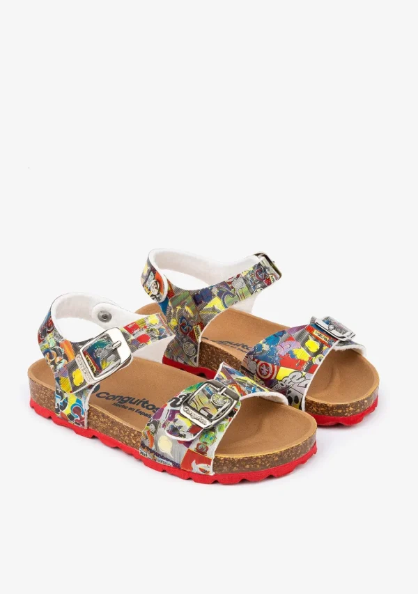 Conguitos Sandalias Unisex Bio Estampado Cómics^ Sandalias | Sandalias Bio