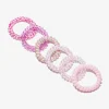Conguitos Set Coleteros Espiral Rosa^ Para El Pelo