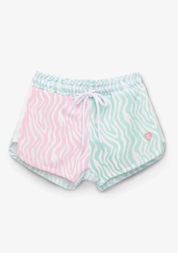 Conguitos Short Niña Felpa Estampado Cebra Multicolor^ Shorts