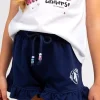 Conguitos Short Niña Felpa Unicornio Azul Marino^ Shorts