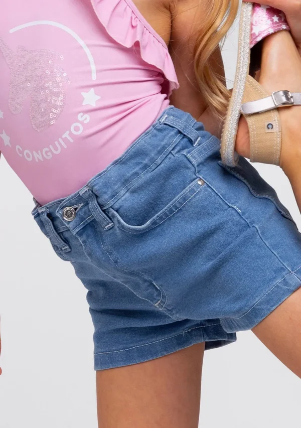 Conguitos Shorts Denim De Niña^ Shorts