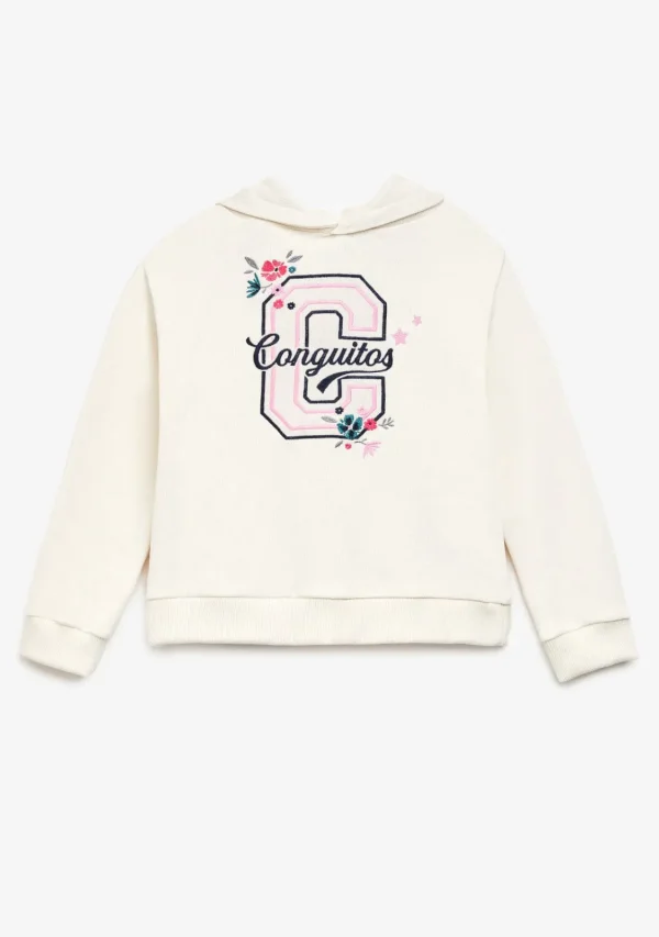 Conguitos Sudadera 'C' Bordado Beige^ Sudaderas
