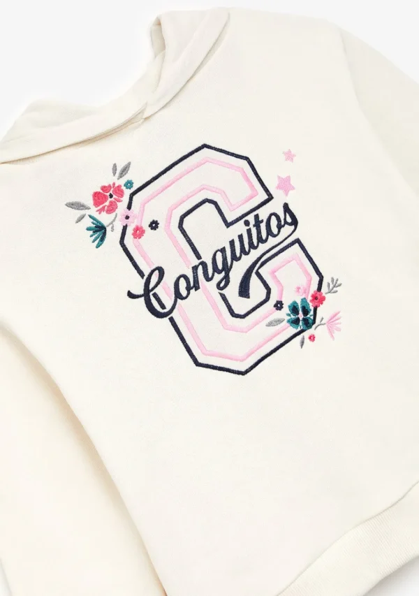Conguitos Sudadera 'C' Bordado Beige^ Sudaderas