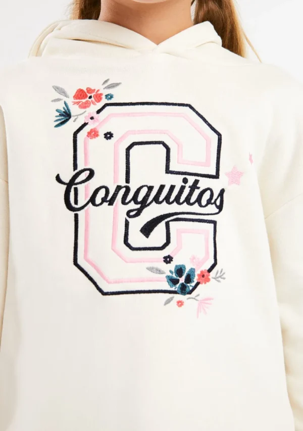 Conguitos Sudadera 'C' Bordado Beige^ Sudaderas