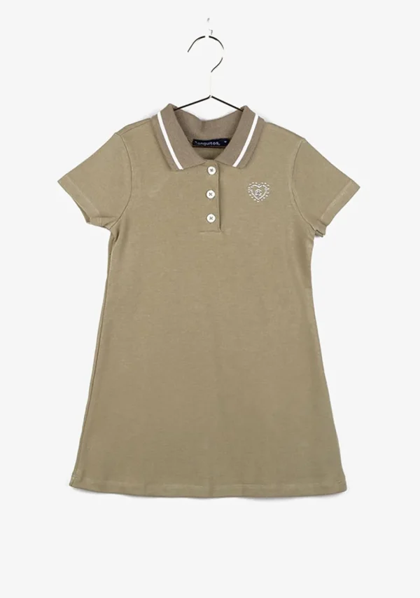 Conguitos Vestido De Niña Polo Kaki^ Vestidos De Verano | Vestidos