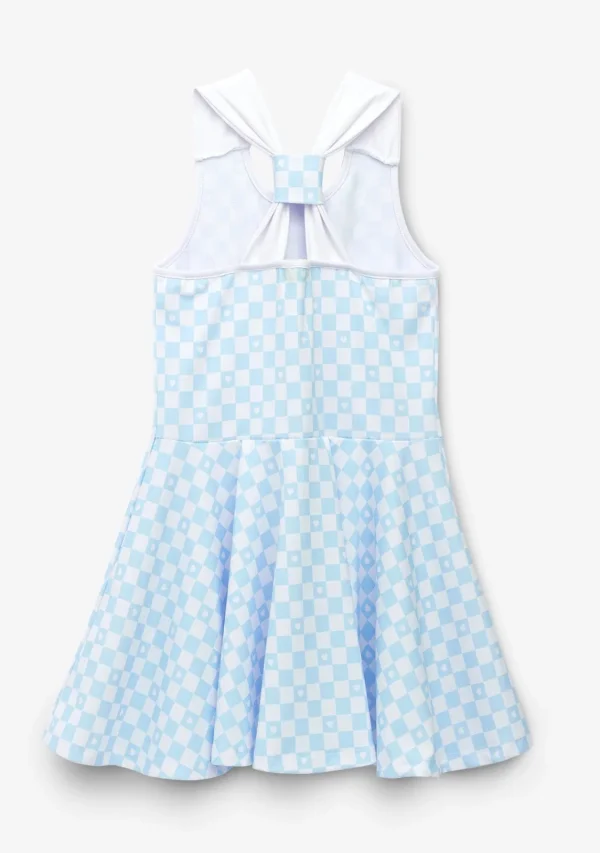 Conguitos Vestido De Niña Skater Cuadros Azul Claro^ Vestidos De Verano | Vestidos