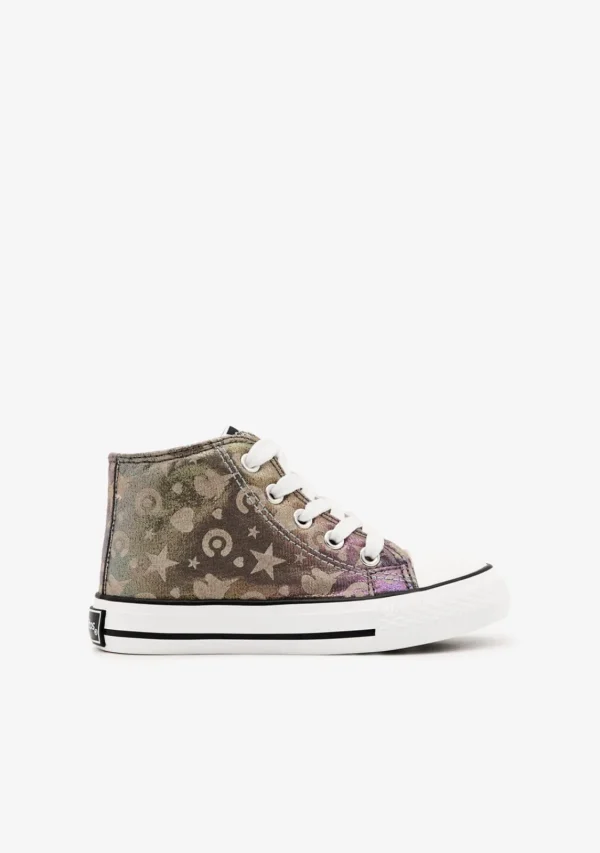 Conguitos Zapatillas Altas Brillo En La Oscuridad Multicolor^ Zapatillas | Zapatillas