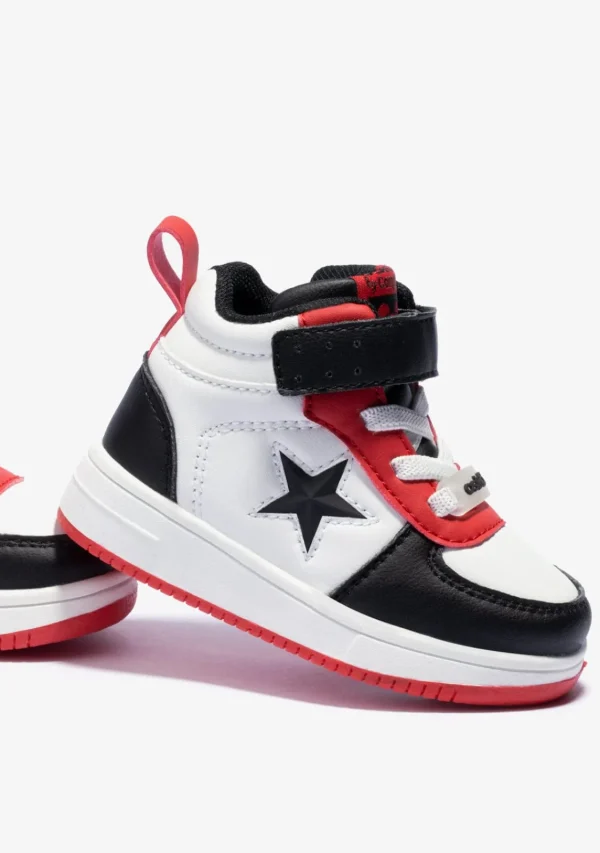 Conguitos Zapatillas Altas De Bebé Con Luz Estrella Negro^ Zapatillas | Zapatillas Con Luces