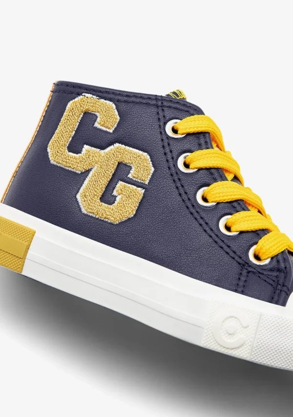 Conguitos Zapatillas Altas Letras Azul Marino^ Zapatillas | Zapatillas