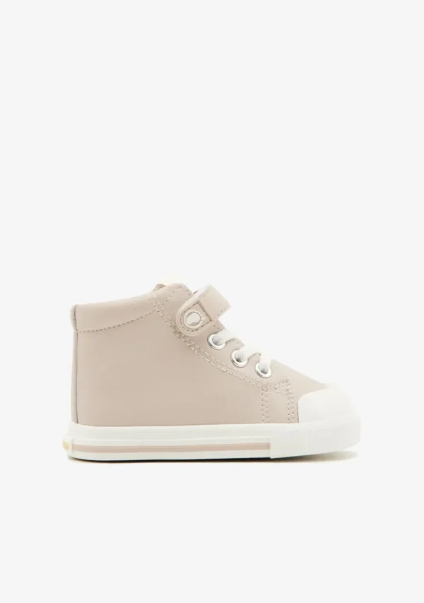 Conguitos Zapatillas Altas Respetuosas Beige^ Zapatillas | Primeros Pasos - Respetuoso