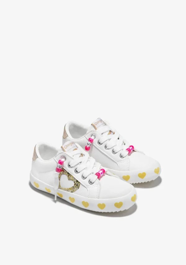 Conguitos Zapatillas Corazón Dorado^ Zapatillas