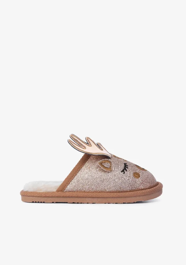 Conguitos Zapatillas De Casa Reno^ Zapatillas De Casa