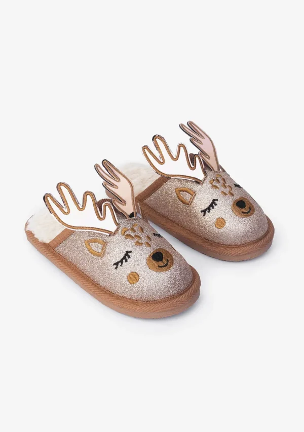 Conguitos Zapatillas De Casa Reno^ Zapatillas De Casa