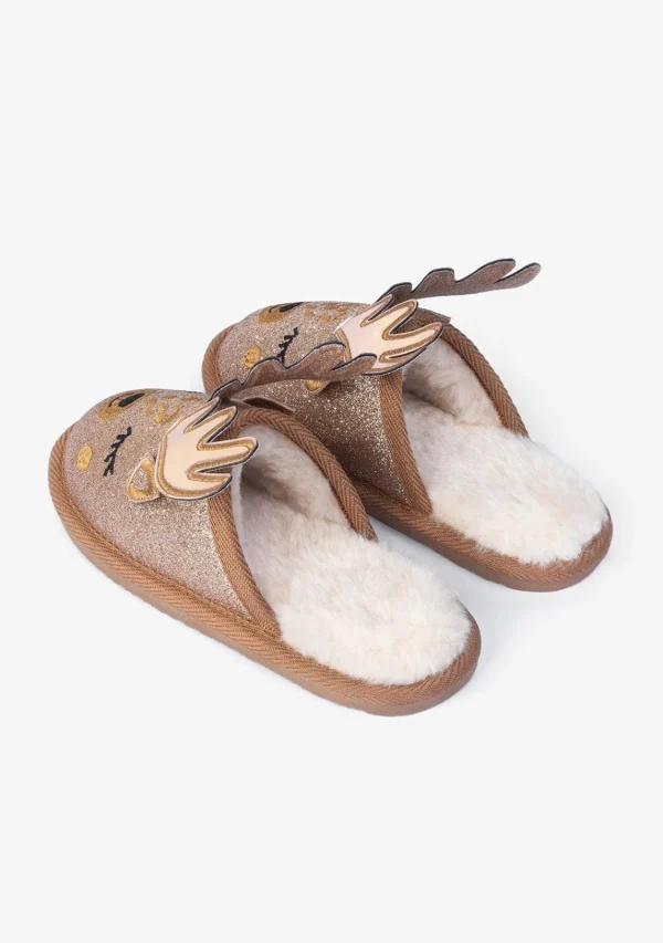 Conguitos Zapatillas De Casa Reno^ Zapatillas De Casa